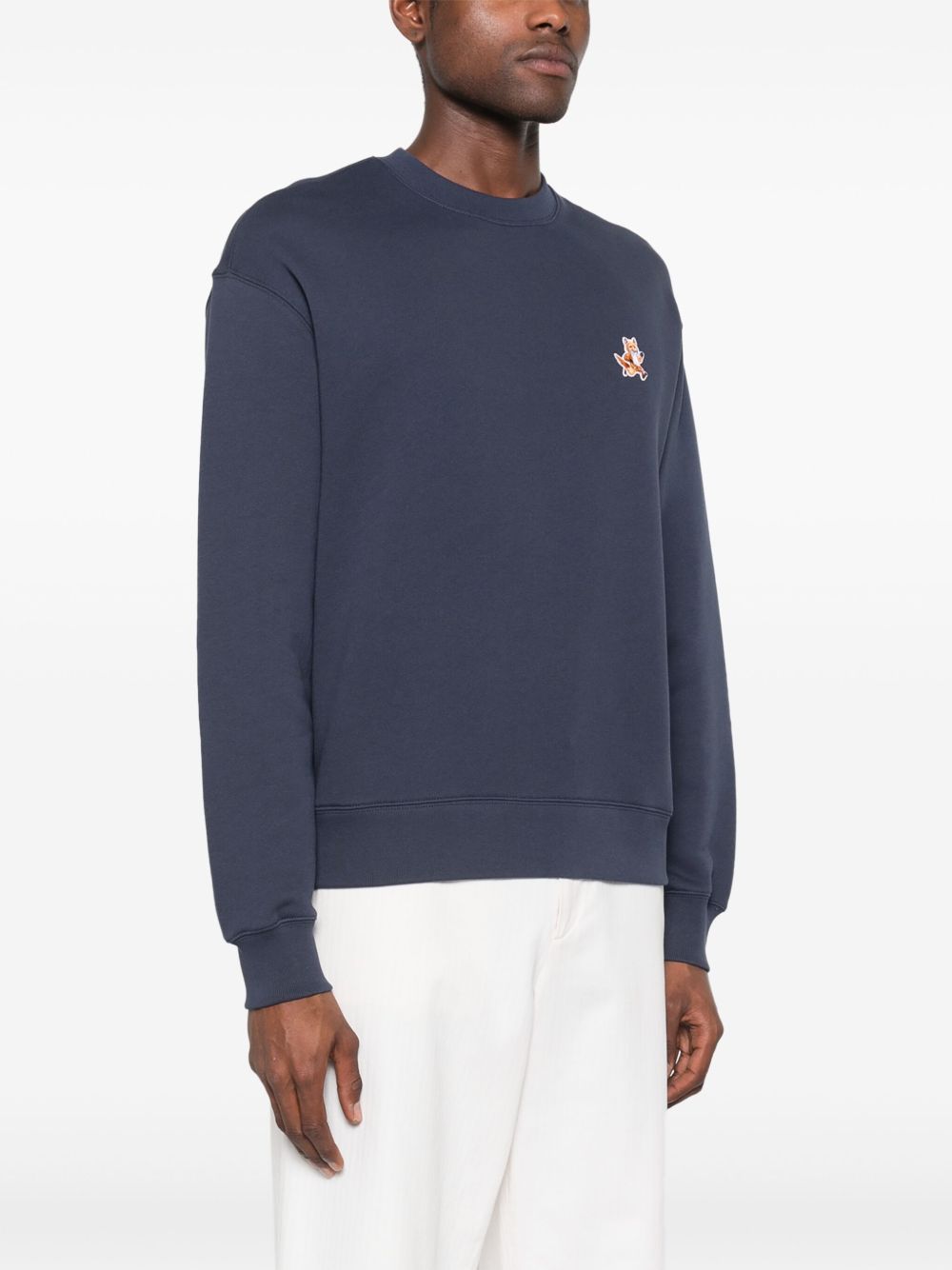 Maison Kitsuné Maison Kitsune fox-motif cotton sweatshirt Maison Kitsuné 