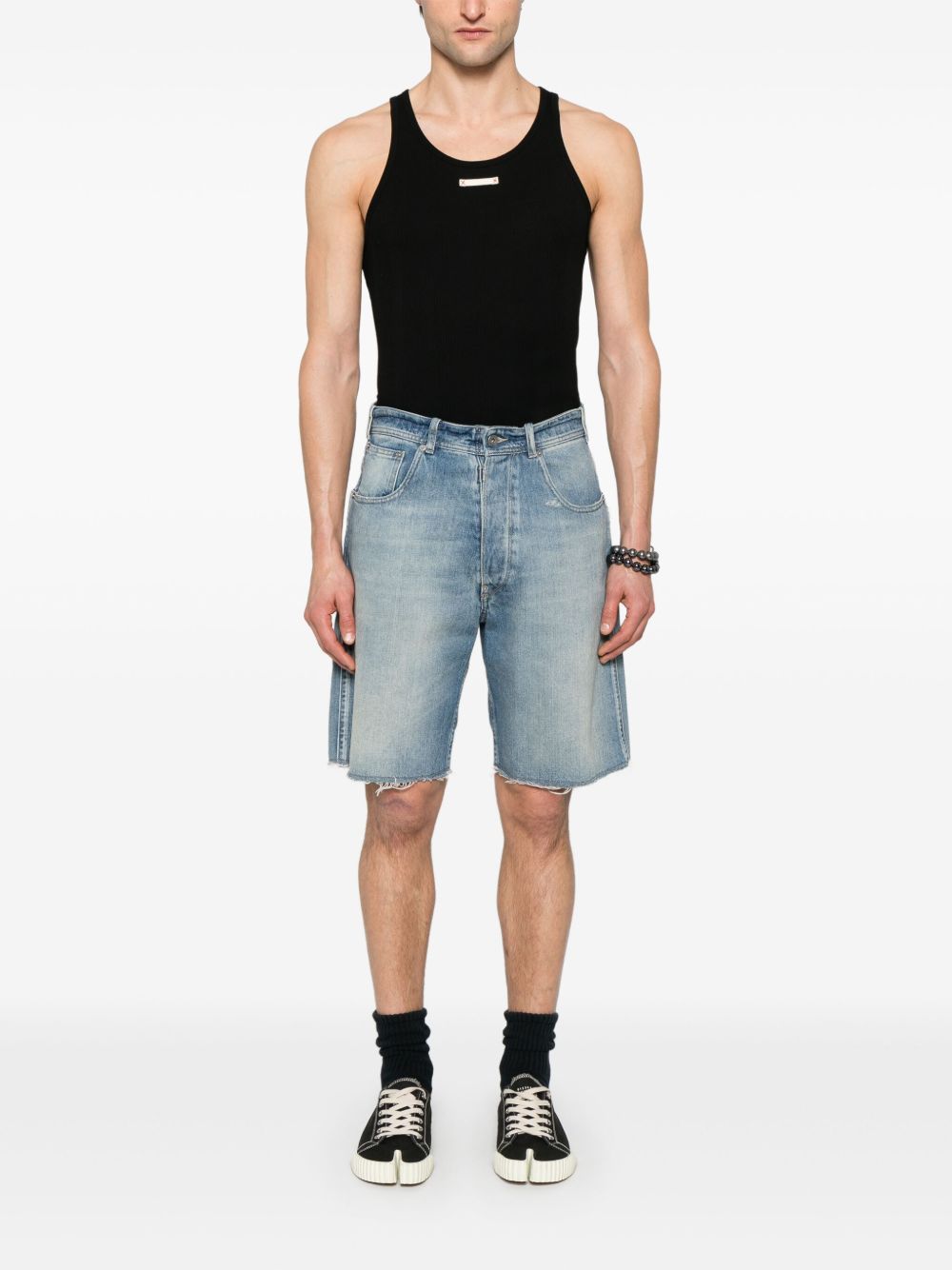Maison Margiela ribbed-knit top Maison Margiela