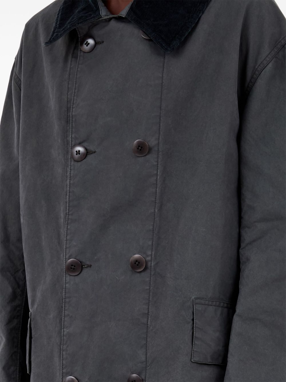 Maison Margiela Double Breasted Cotton Jacket Maison Margiela