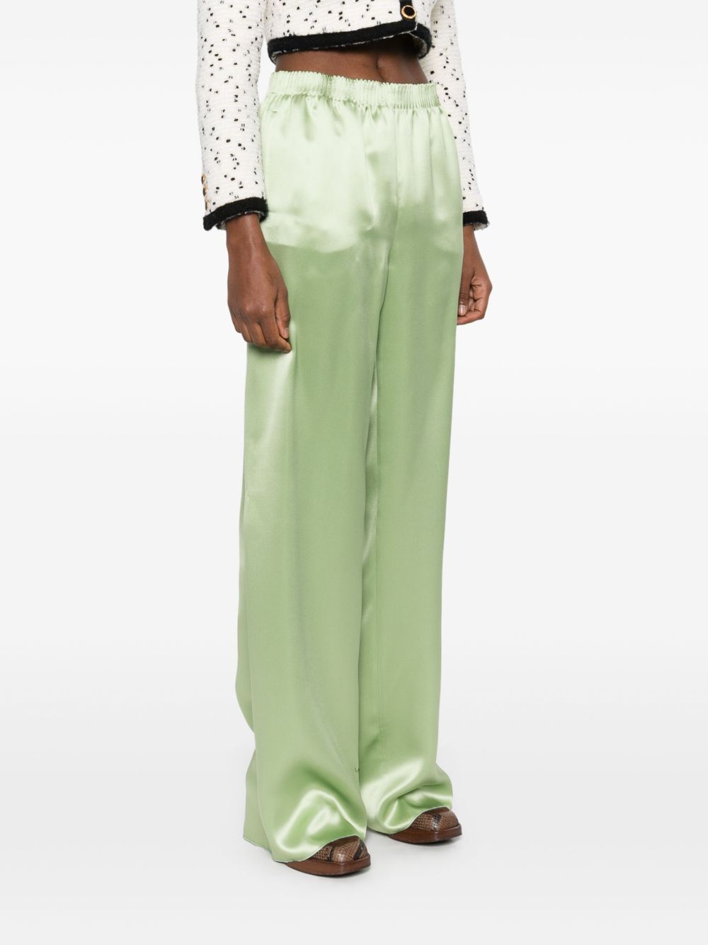Valentino wide leg silk trousers Valentino