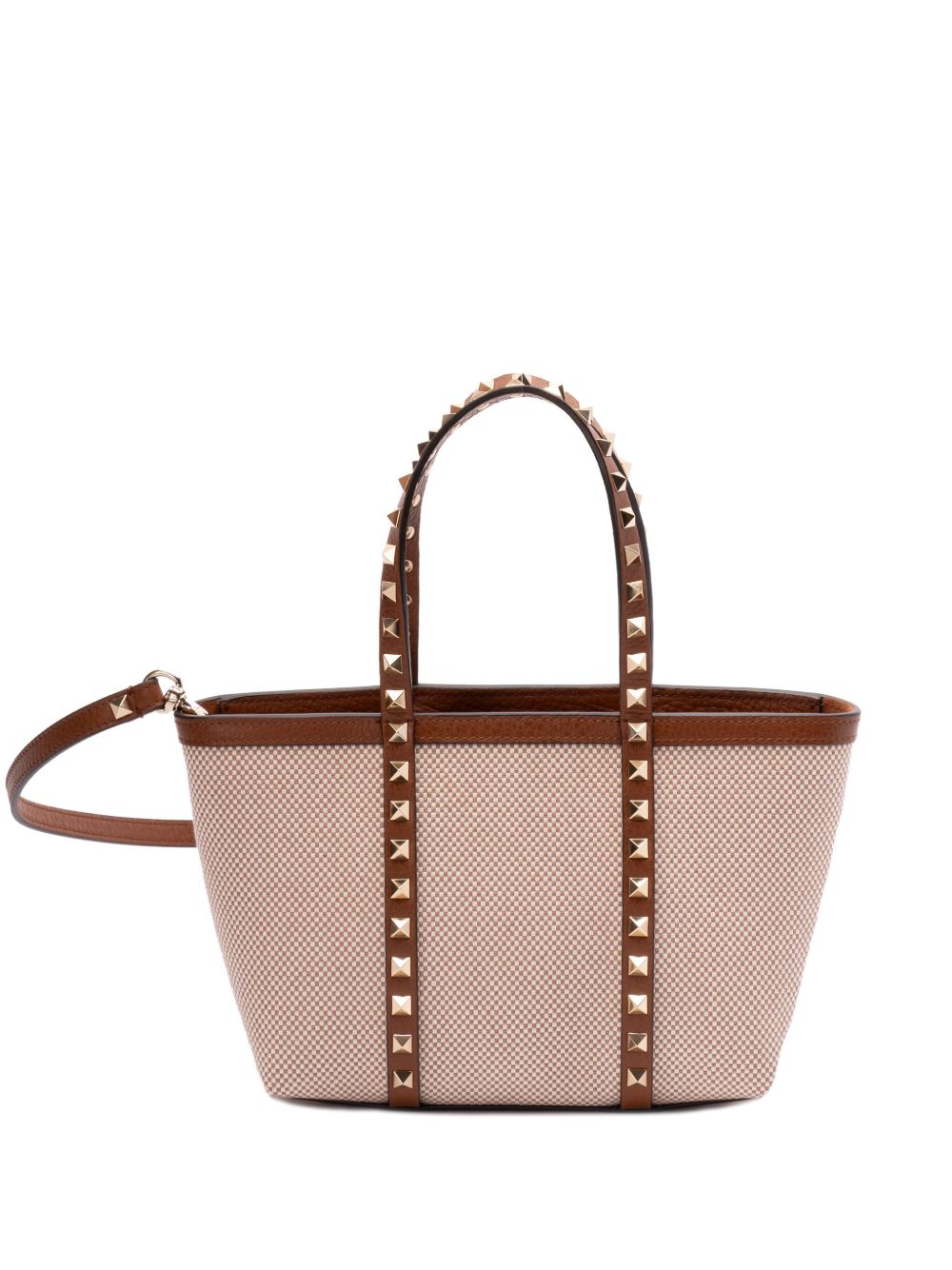Valentino Garavani Rockstud canvas mini tote bag Valentino Garavani