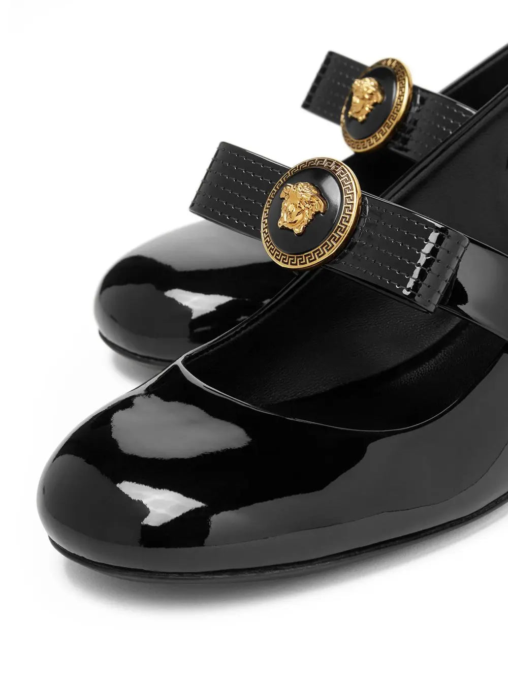 Versace Gianni Ribbon Patent Slingback Pumps 35 mm Versace