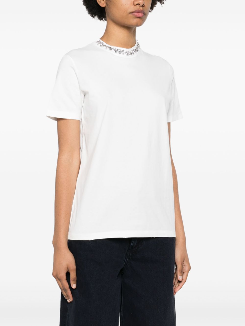 Golden Goose rhinestone-embellished Cotton T-shirt Golden Goose