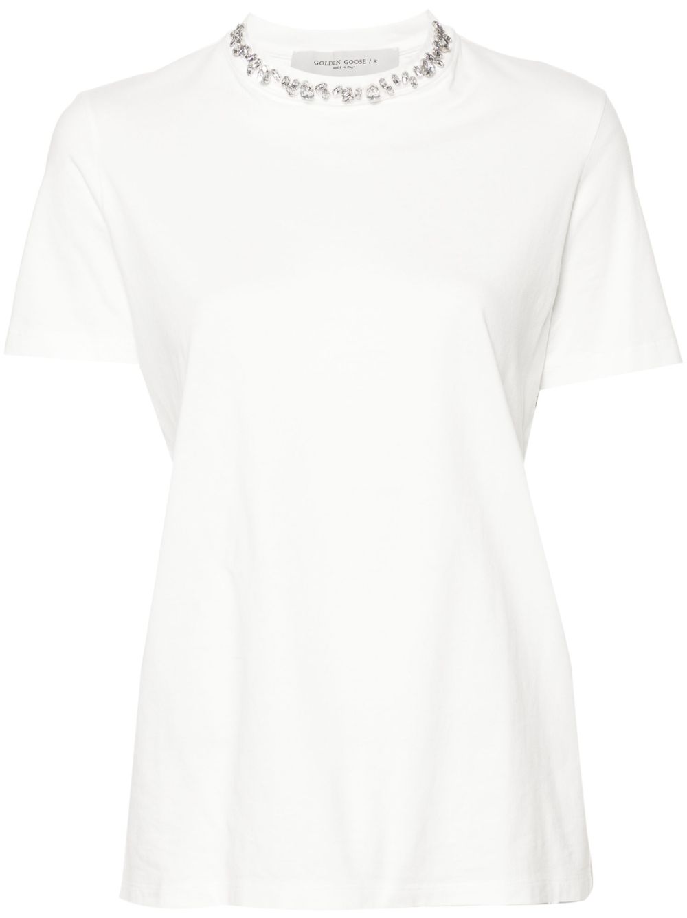 Golden Goose rhinestone-embellished Cotton T-shirt Golden Goose 