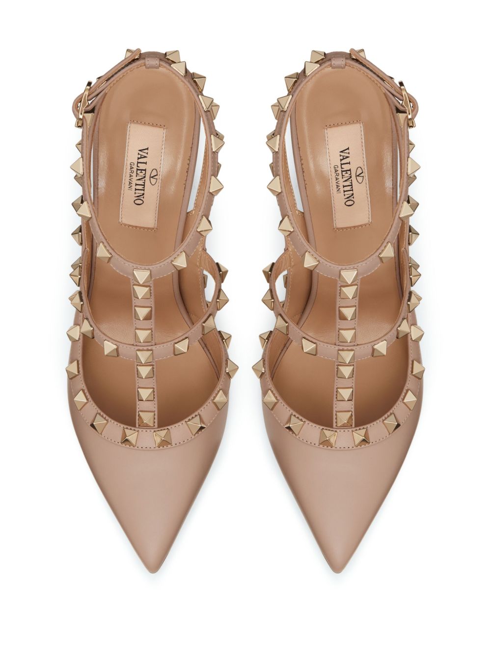 Valentino Garavani Rockstud Décolleté With 100mm Straps Valentino Garavani