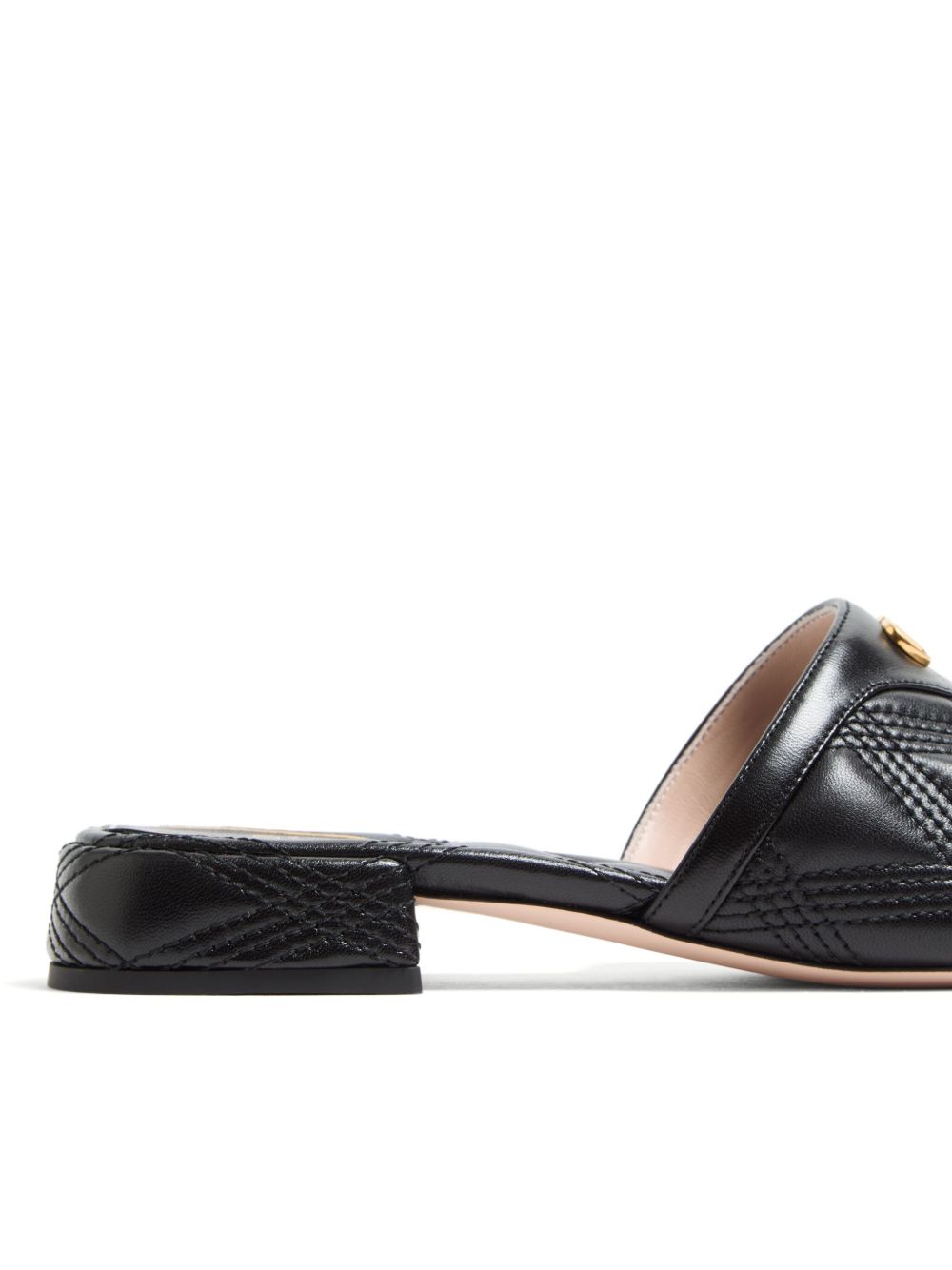 Valentino Garavani Quiltie 67 Slide Sandal in 60mm Quilted Nappa Leather Valentino Garavani