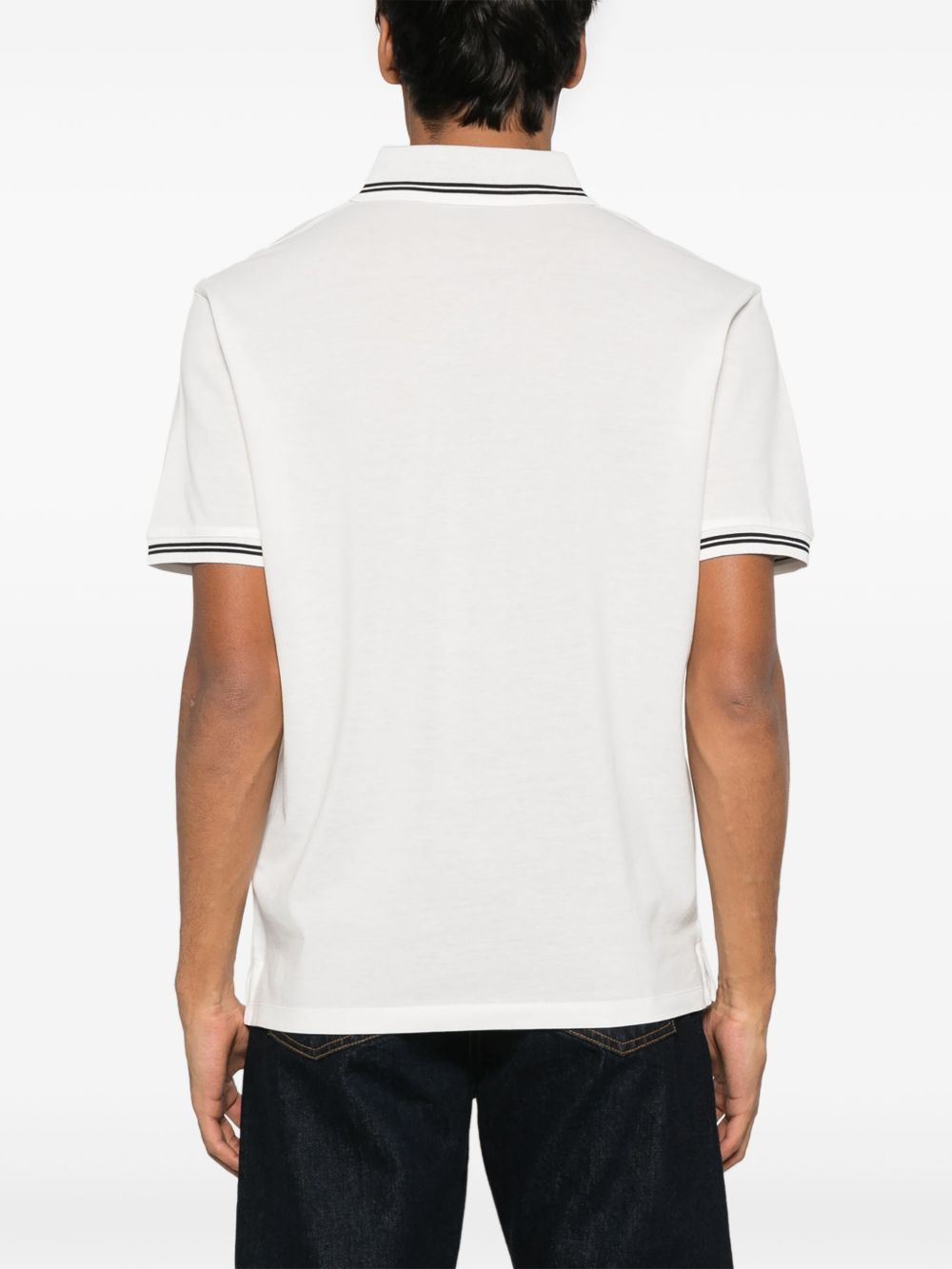 Emporio Armani Piqué polo shirt with piped collar Emporio Armani 
