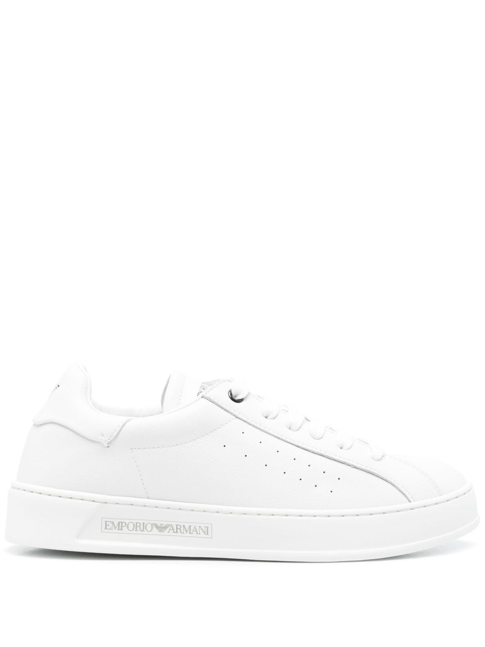 EMPORIO ARMANI EXCLUSIVE Emporio Armani Leather sneakers with logo EMPORIO ARMANI EXCLUSIVE