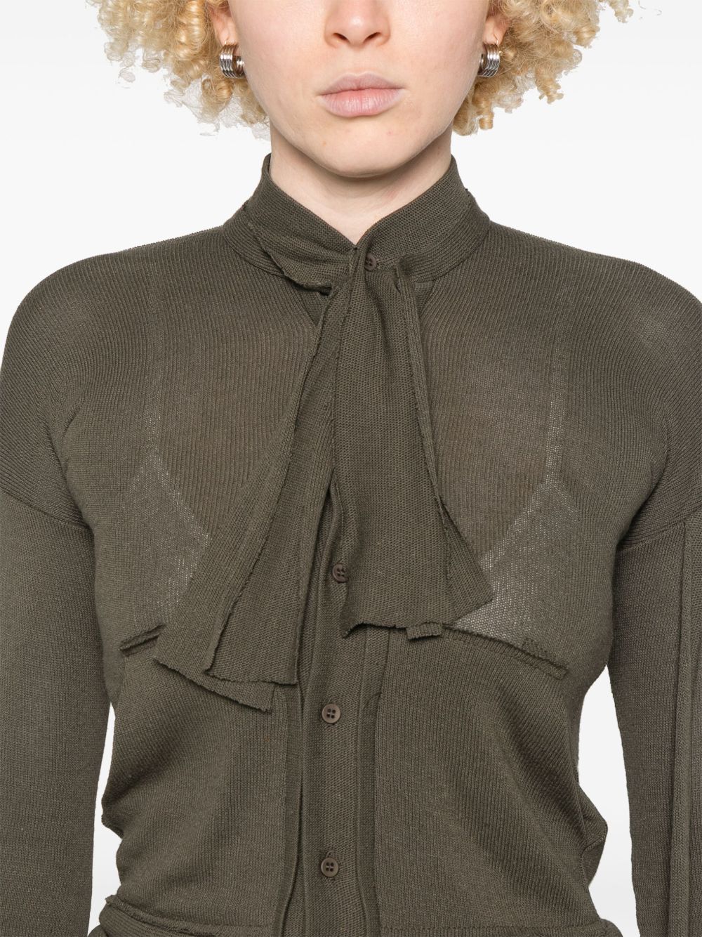 Ottolinger deconstructed cardigan Ottolinger