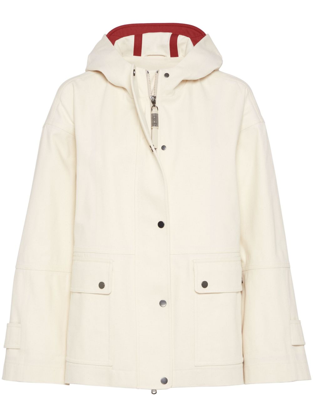Brunello Cucinelli Coats White Brunello Cucinelli