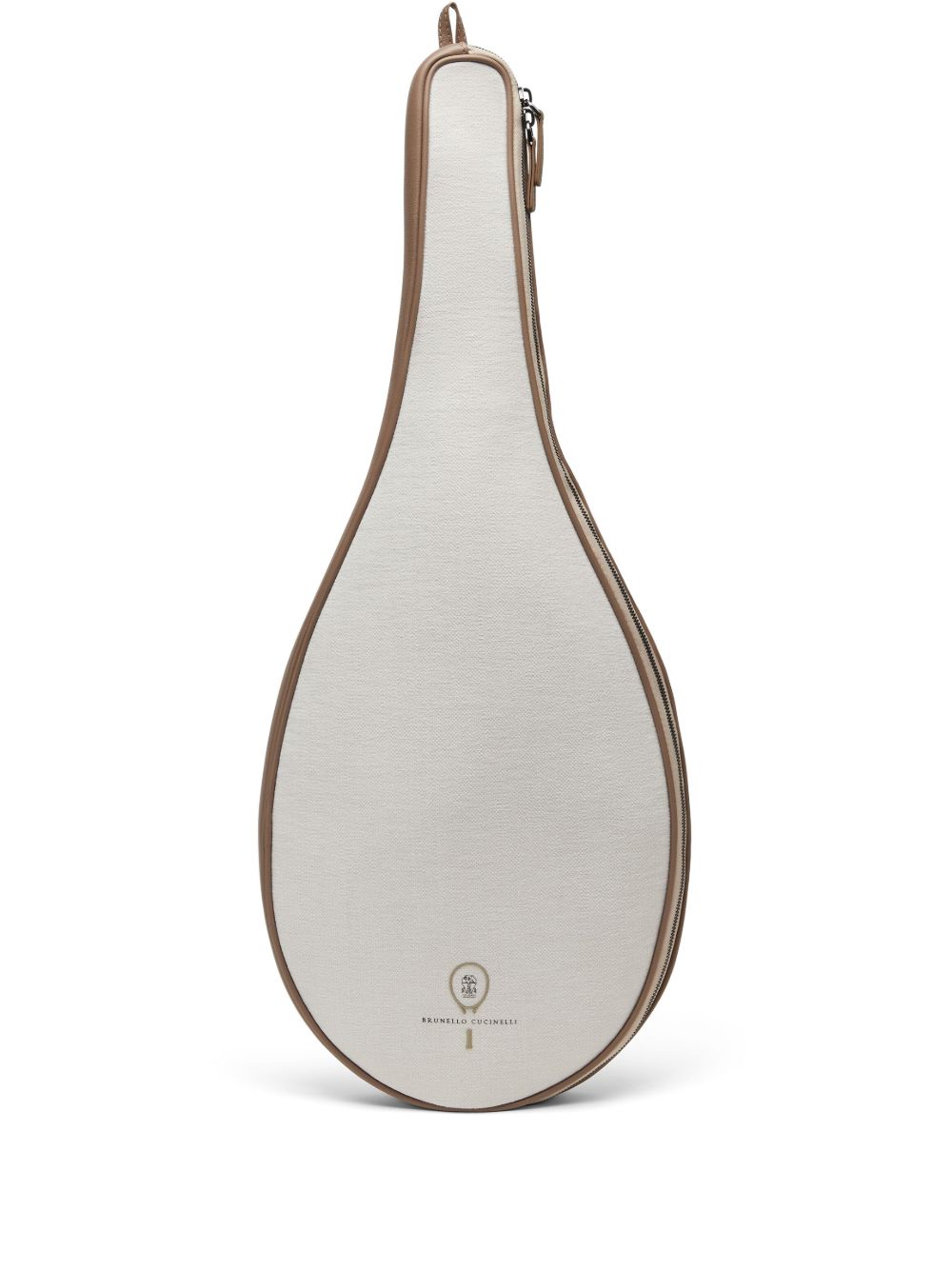 Brunello Cucinelli Canvas racket holder with logo Brunello Cucinelli