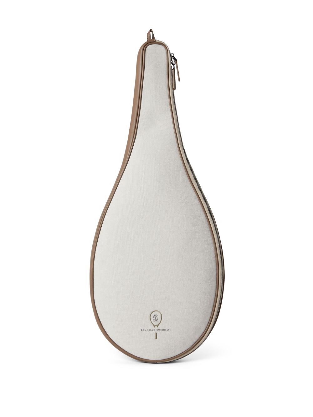 Brunello Cucinelli Canvas racket holder with logo Brunello Cucinelli