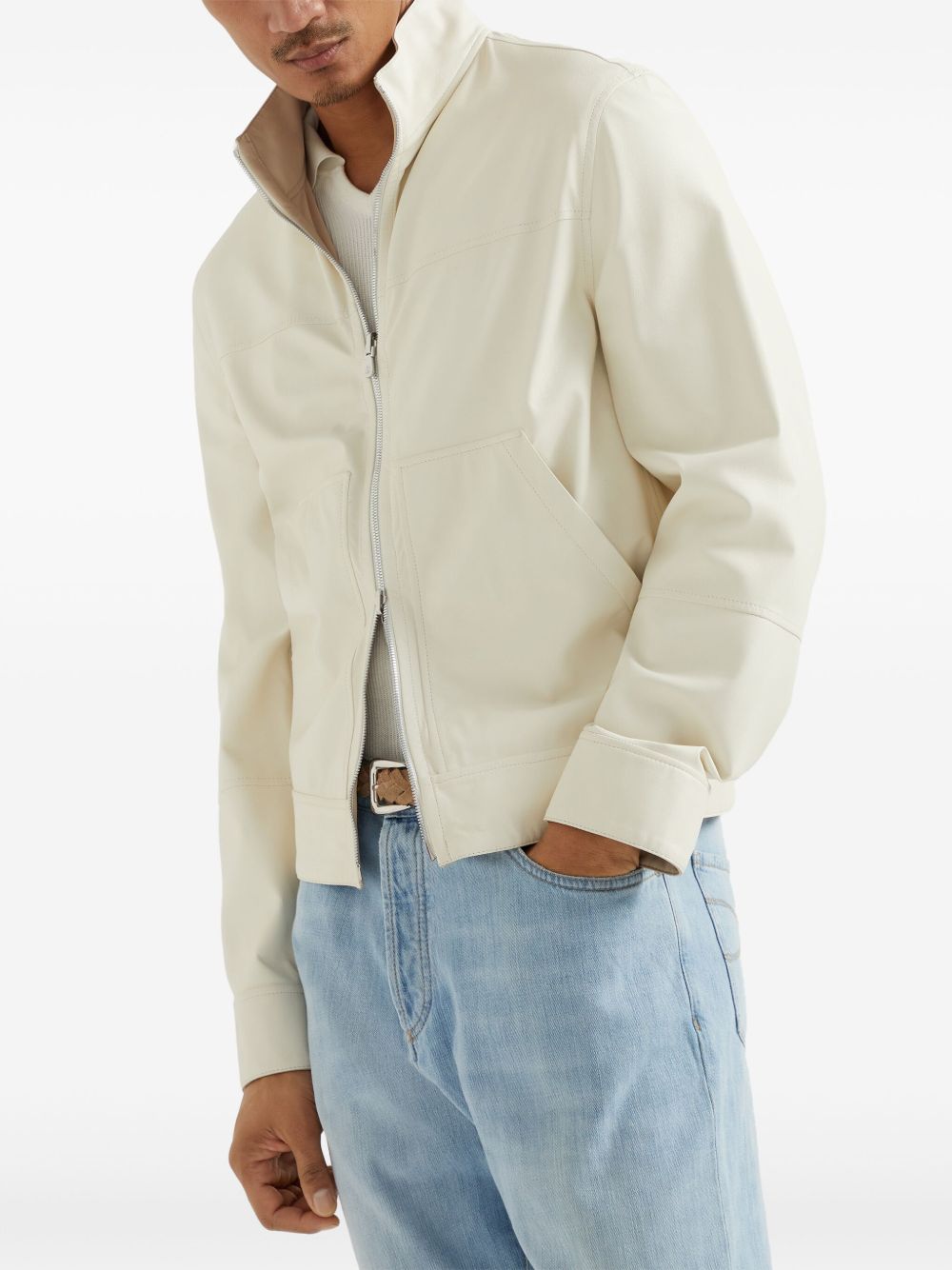 Brunello Cucinelli Jackets Cream Brunello Cucinelli