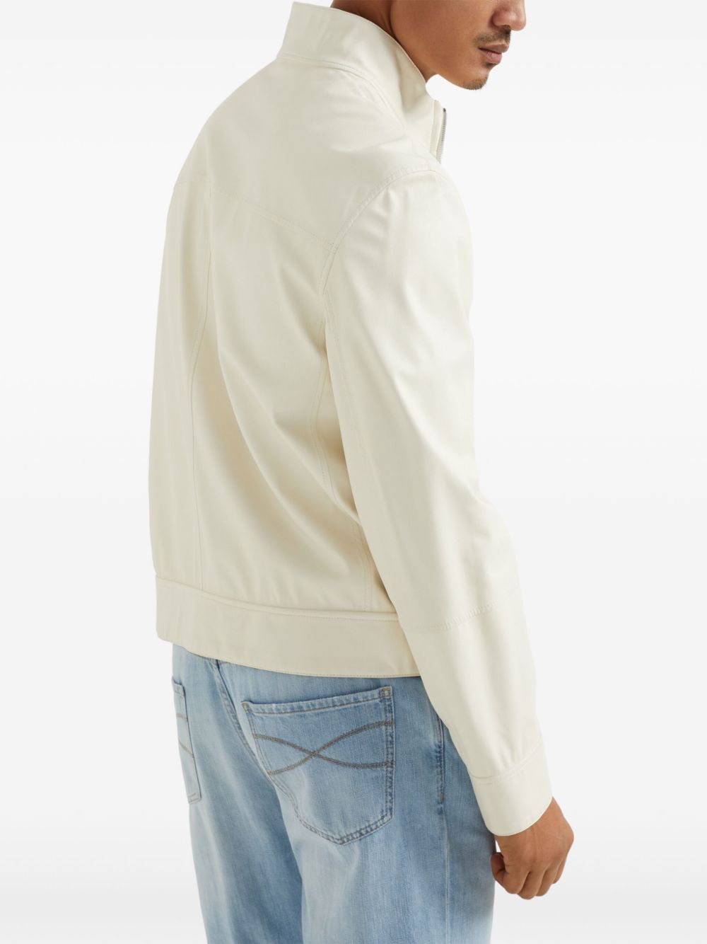 Brunello Cucinelli Jackets Cream Brunello Cucinelli