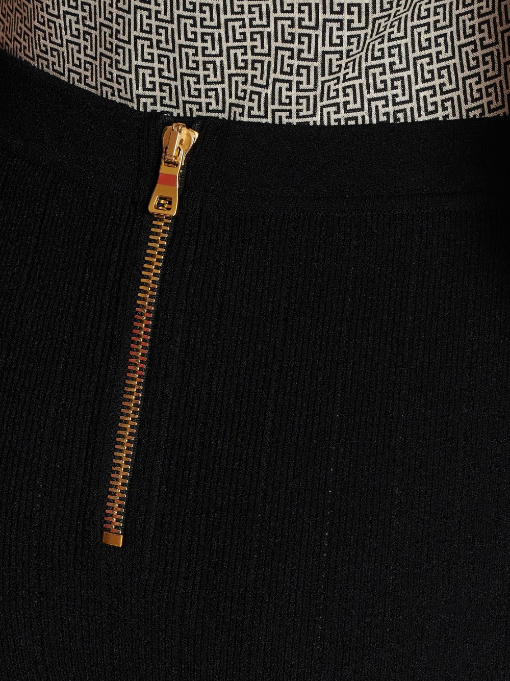 Balmain Button Embellished Knitted Skirt Balmain