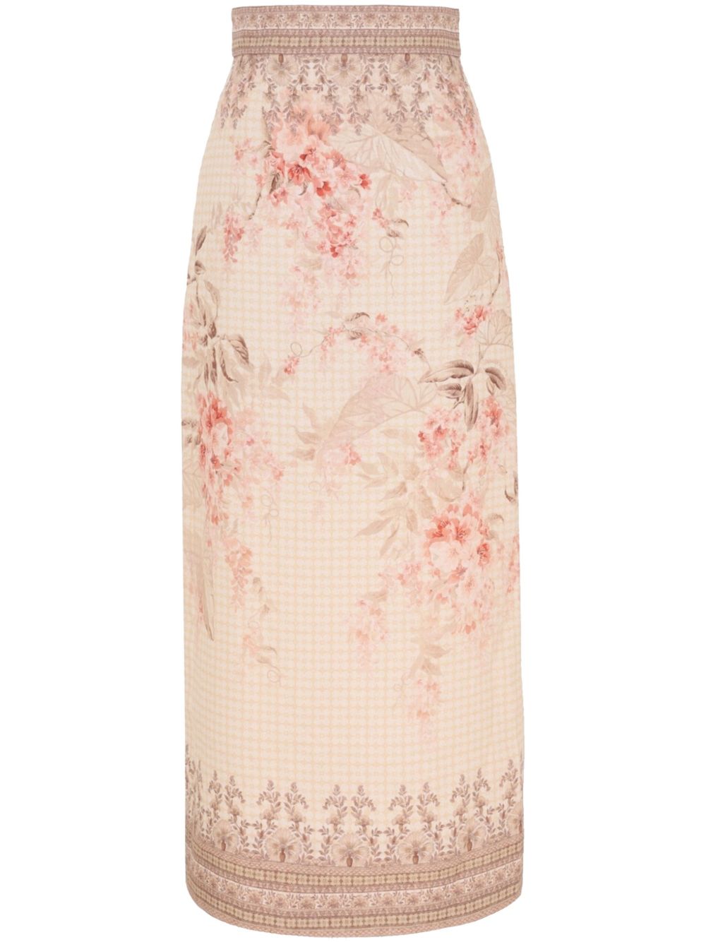Zimmermann Illuminate Pencil Midi Skirt Zimmermann
