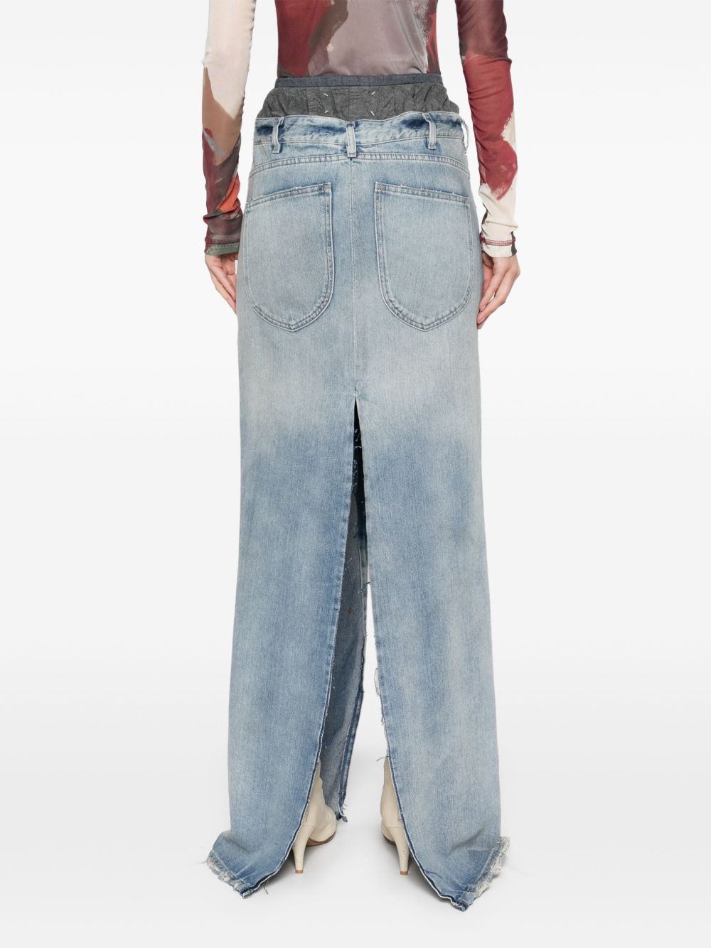 Maison Margiela Maxi denim cotton skirt Maison Margiela 