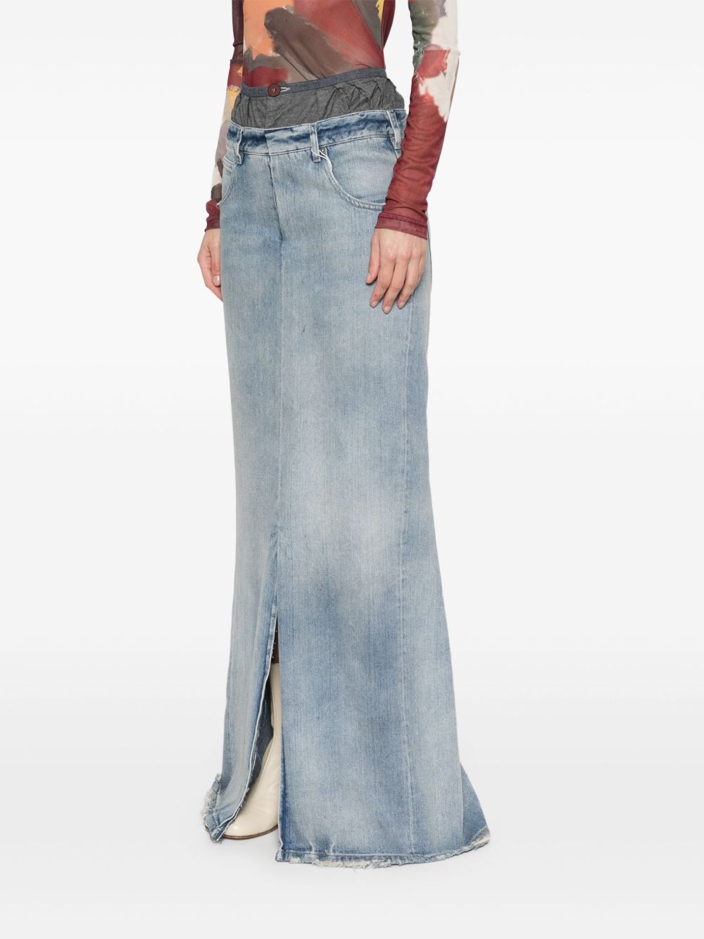 Maison Margiela Maxi denim cotton skirt Maison Margiela 