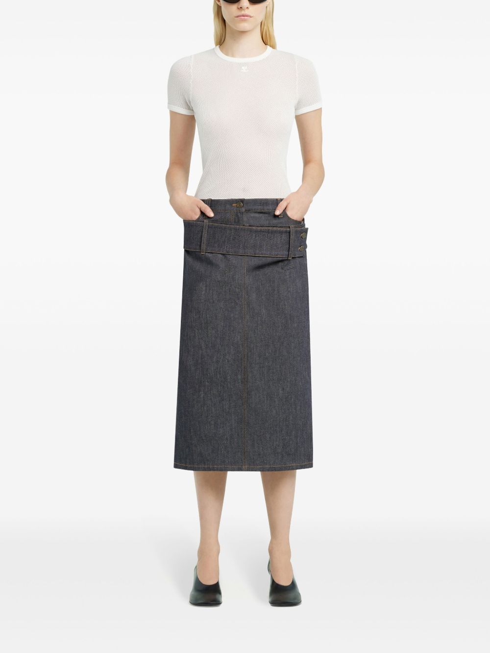 Courreges Pre Courrèges Mesh T-shirt Courreges Pre 