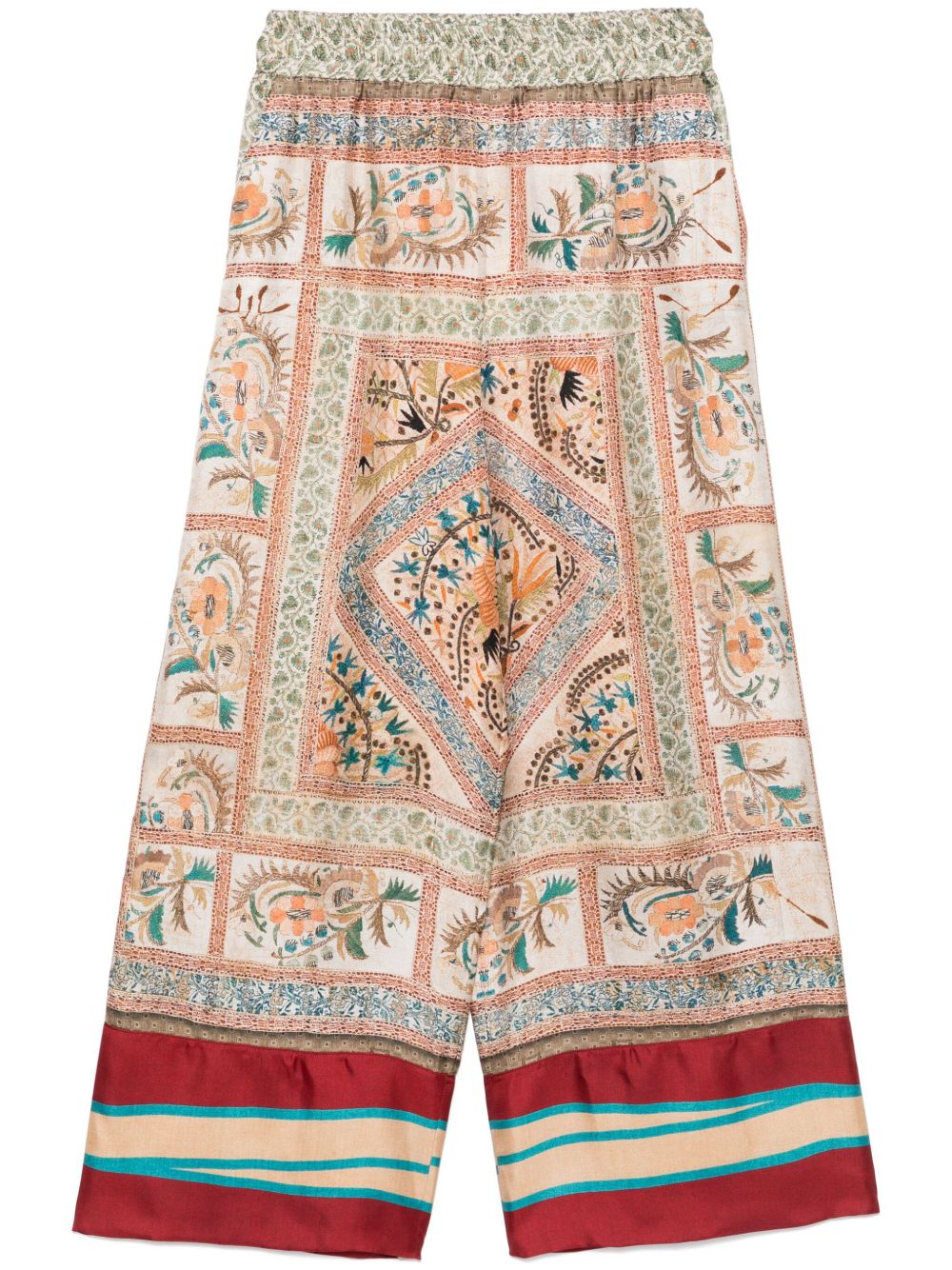 Pierre Louis Mascia Aloe silk palazzo pants Pierre Louis Mascia