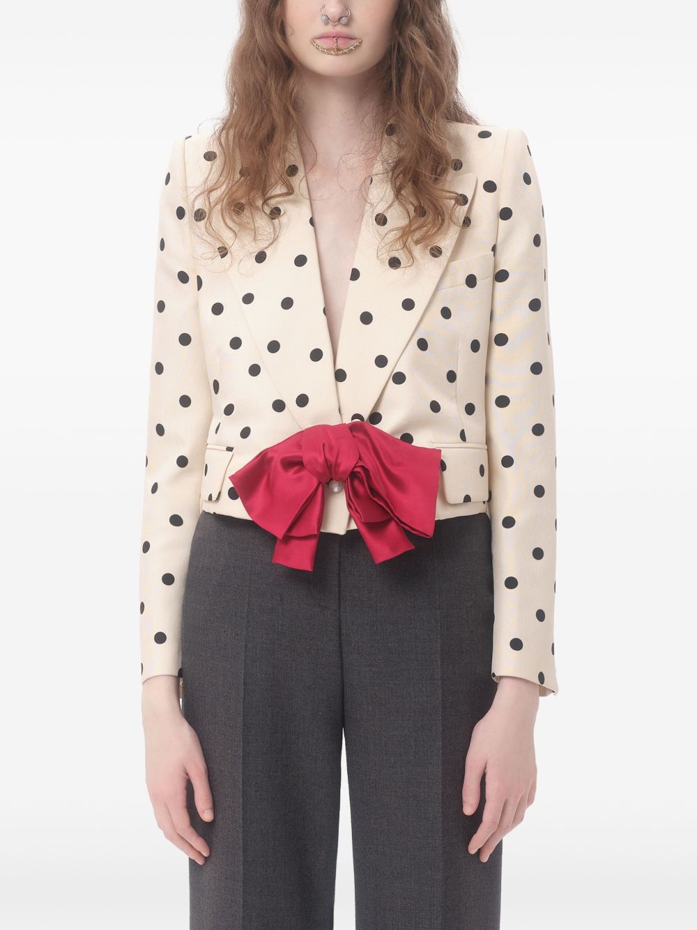 Valentino shantung blazer Valentino