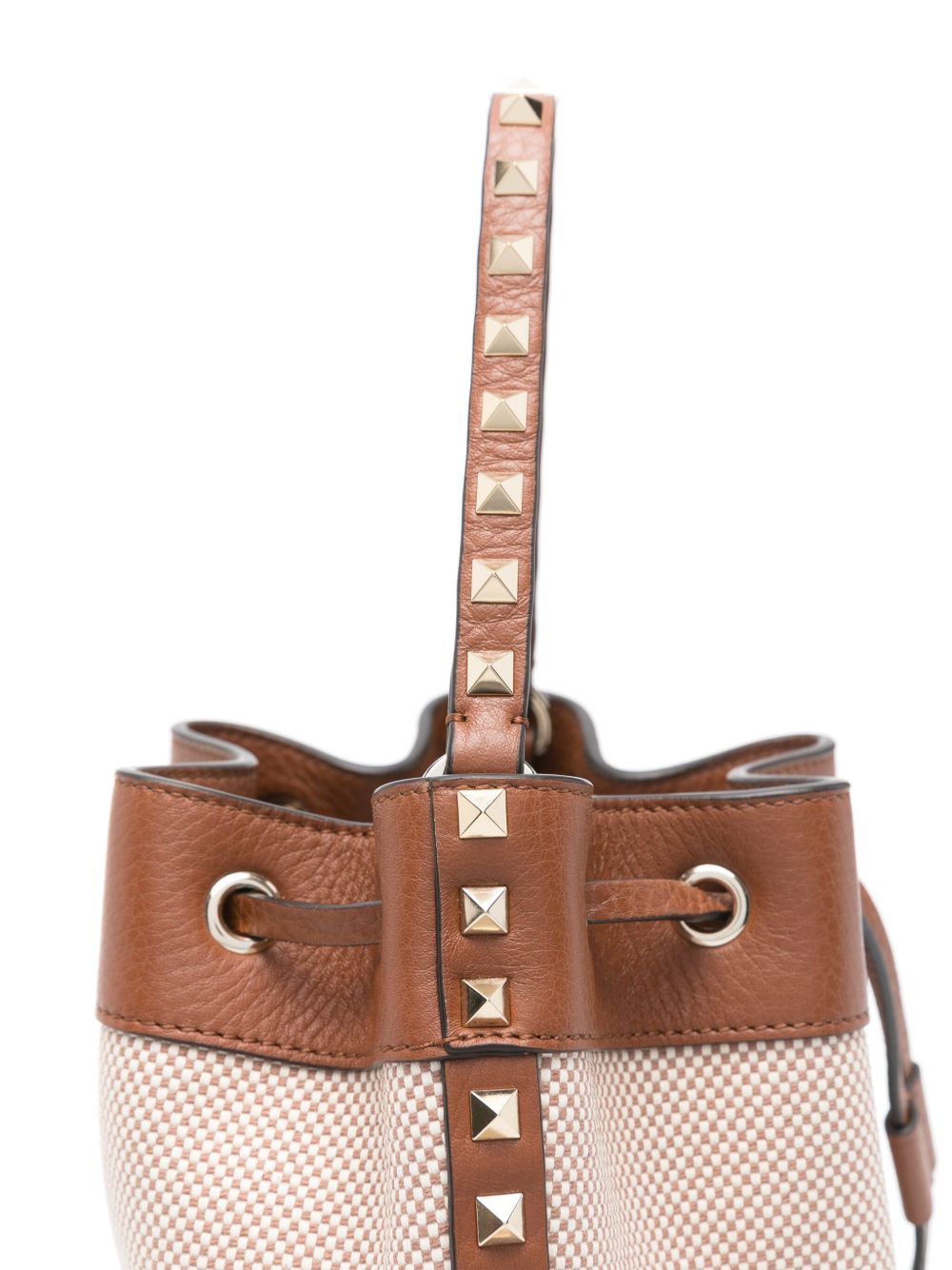 Valentino Garavani Rockstud canvas bucket bag Valentino Garavani