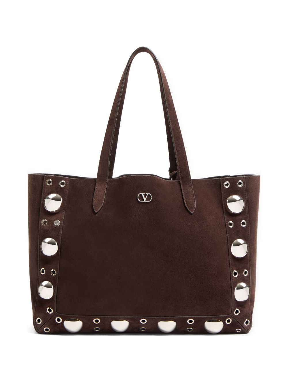 Valentino Garavani Medium Nellcôte Suede Shopping Bag Valentino Garavani