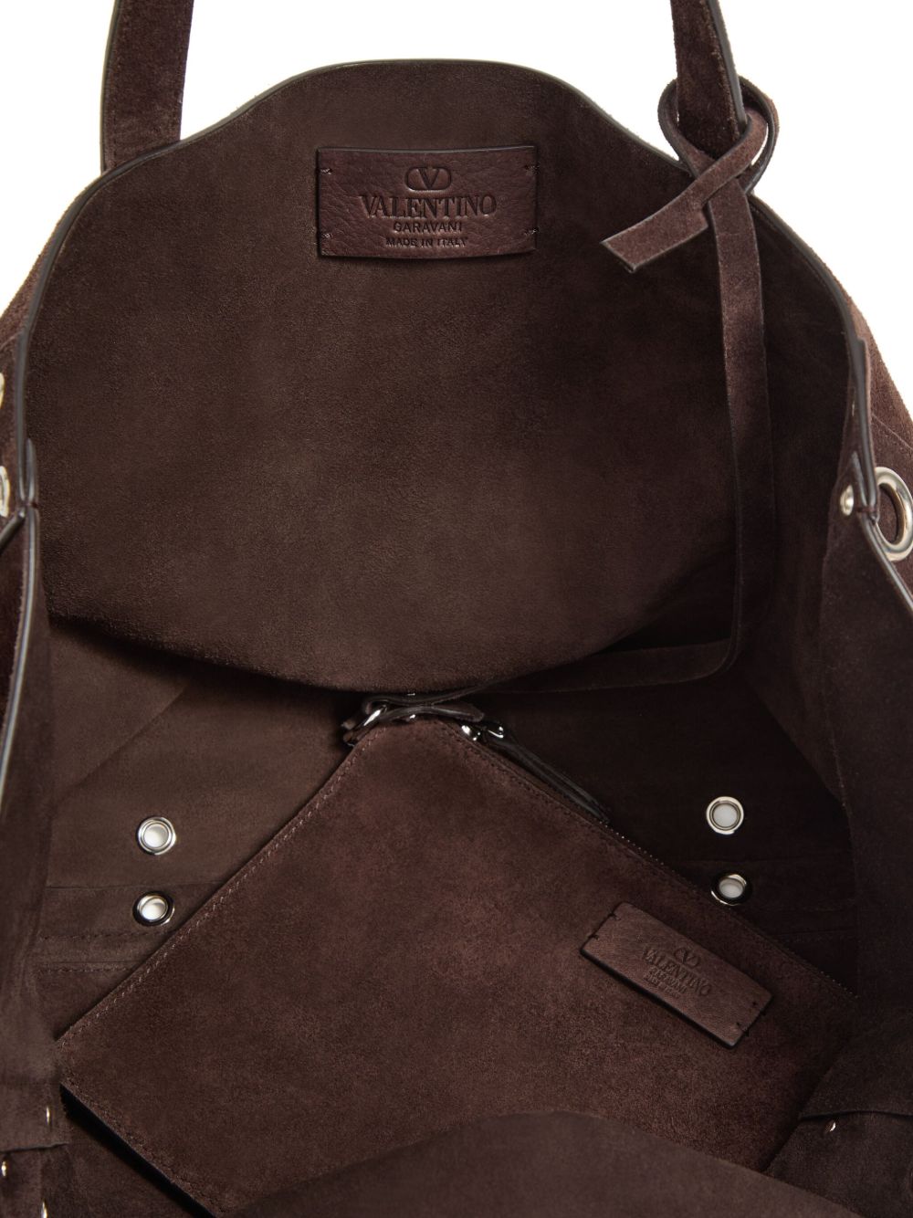 Valentino Garavani Medium Nellcôte Suede Shopping Bag Valentino Garavani
