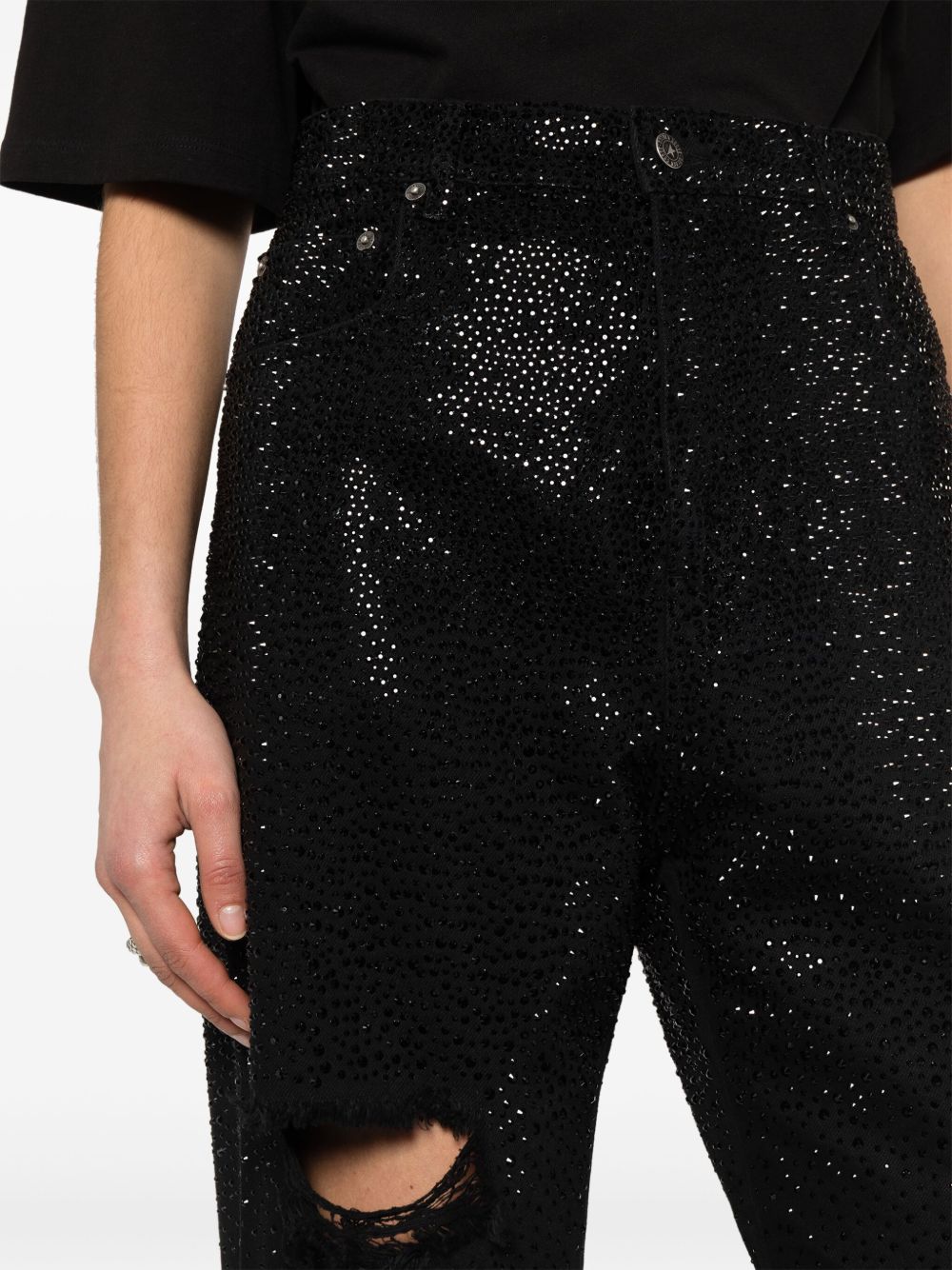Golden Goose crystal embellished jeans Golden Goose