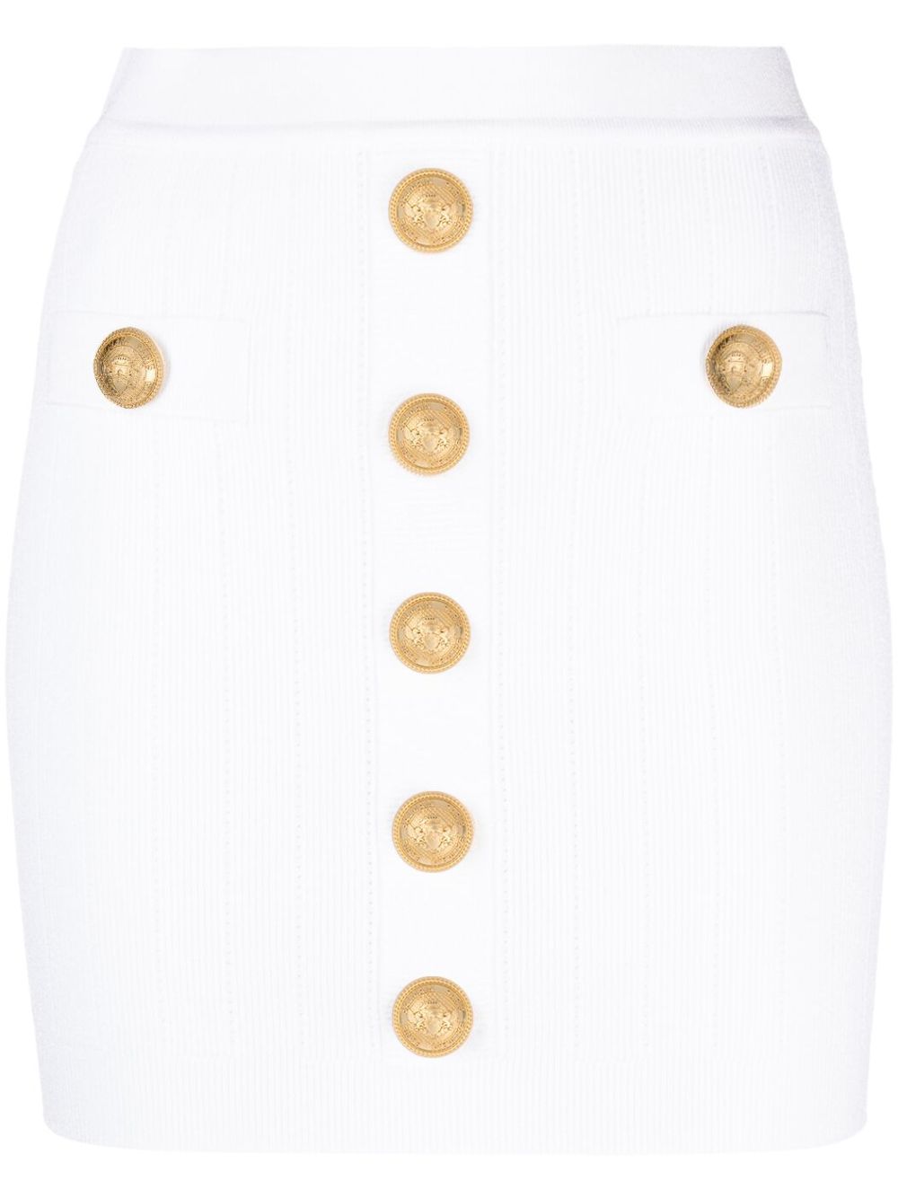 Balmain ribbed-knit miniskirt Balmain