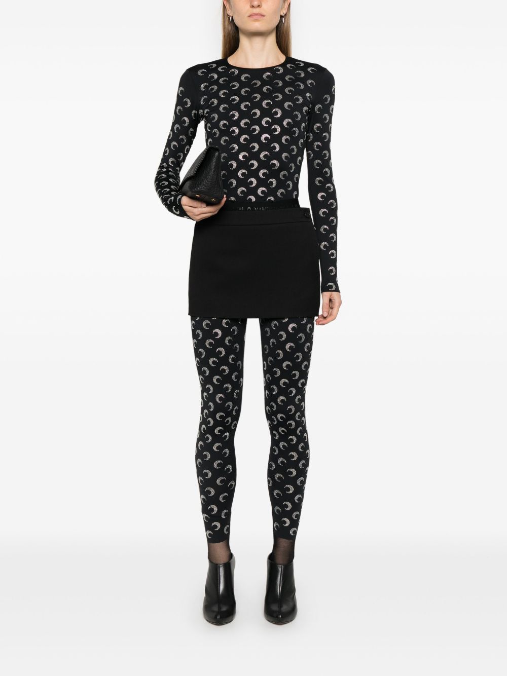 MARINE SERRE Top Black Marine Serre