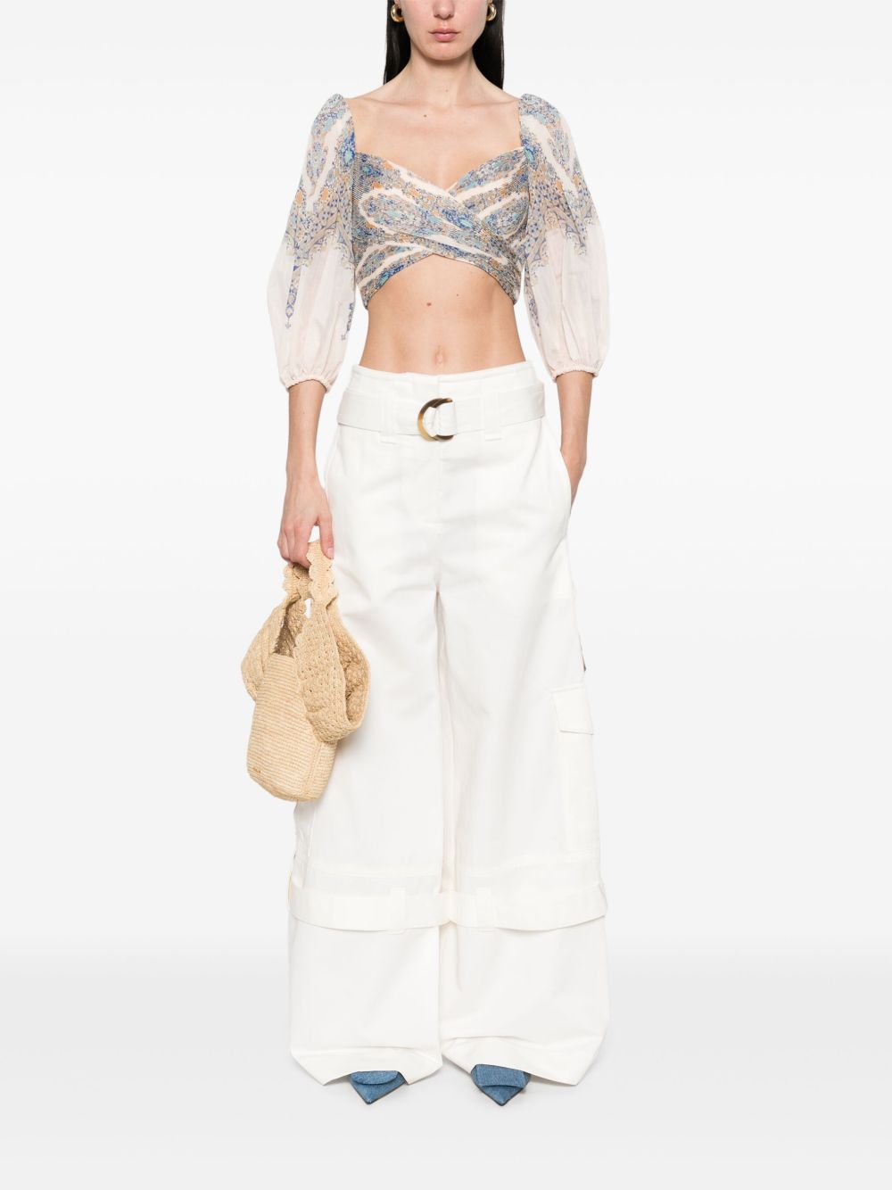 Zimmermann Zimmerman pleated design top Zimmermann