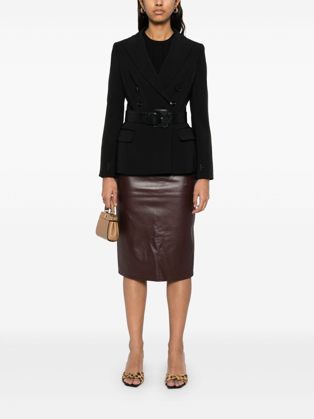 Elisabetta Franchi double breasted blazer Elisabetta Franchi