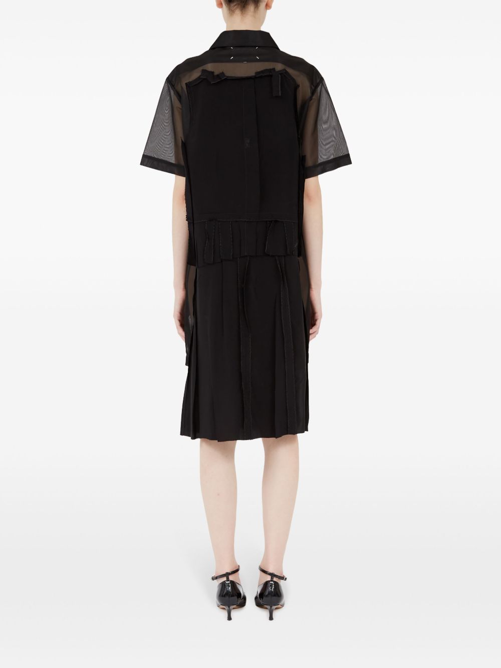 Maison Margiela Midi dress with layered design Maison Margiela 