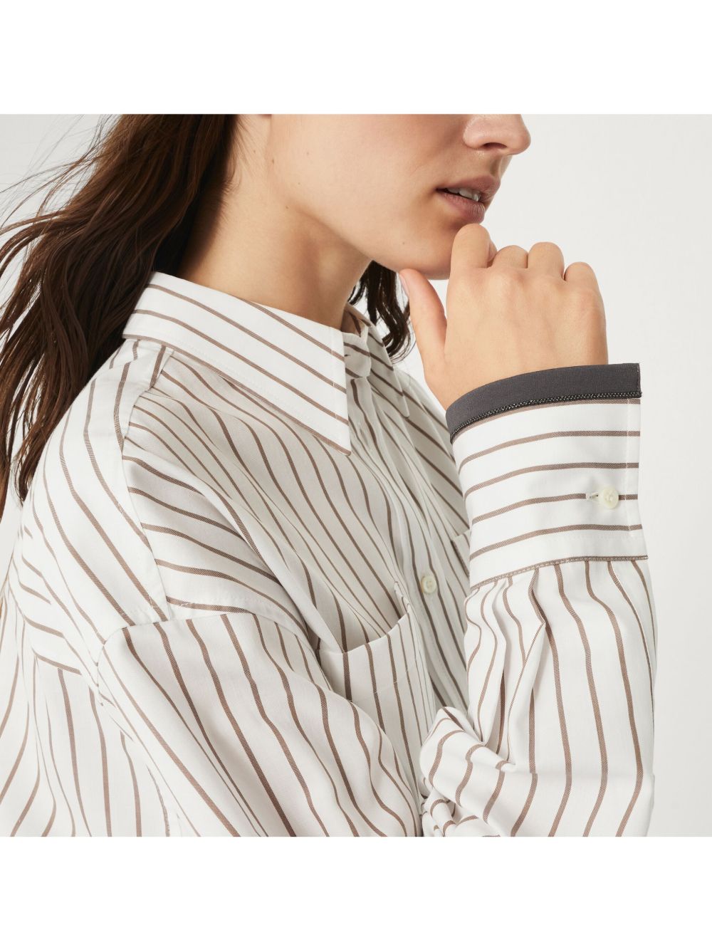 Brunello Cucinelli Shirts White Brunello Cucinelli