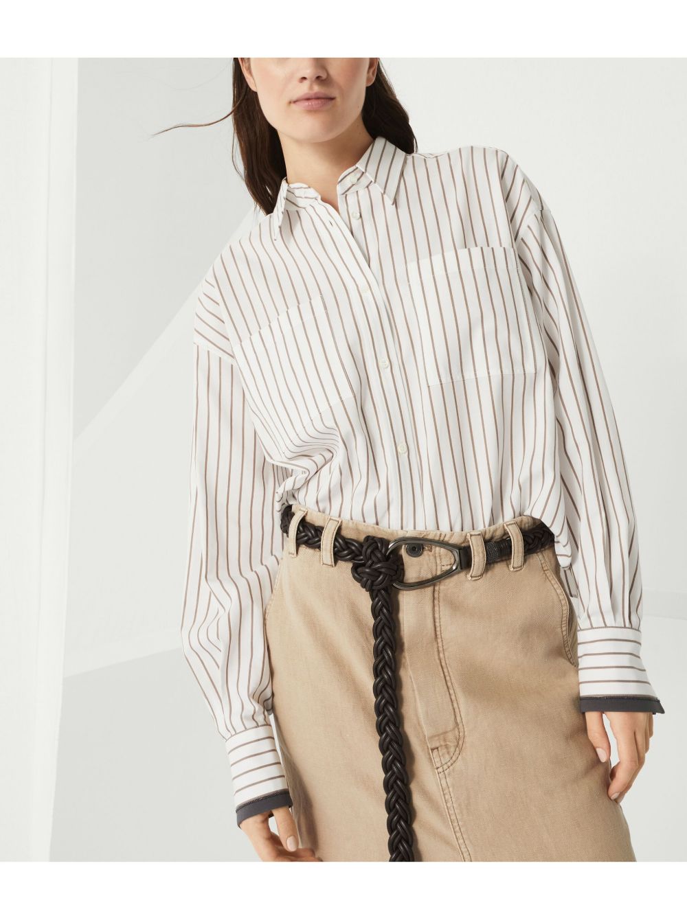 Brunello Cucinelli Shirts White Brunello Cucinelli