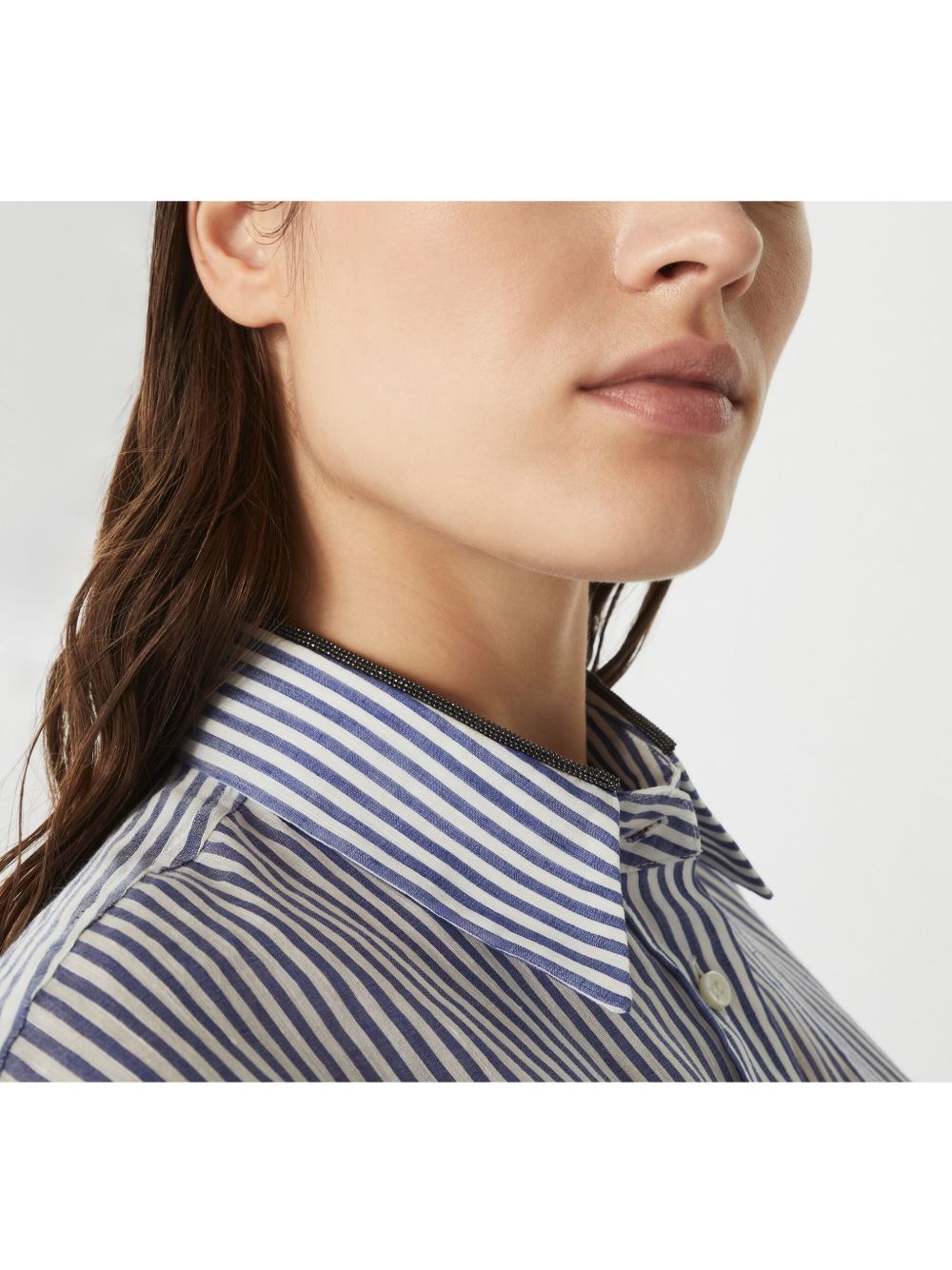 Brunello Cucinelli Shirts Clear Blue Brunello Cucinelli