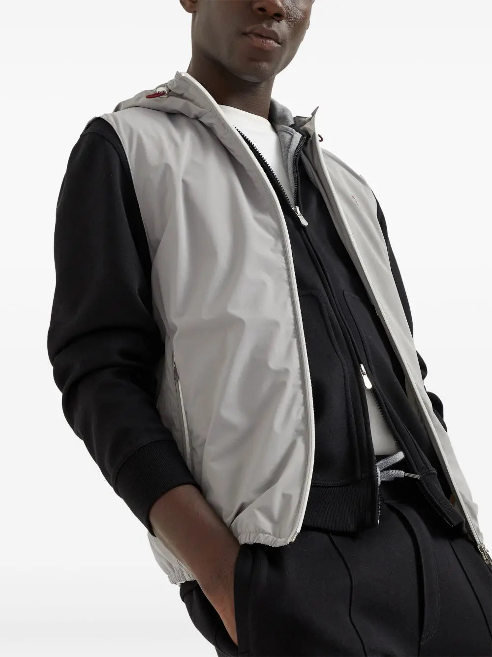 Brunello Cucinelli Jackets Grey Brunello Cucinelli
