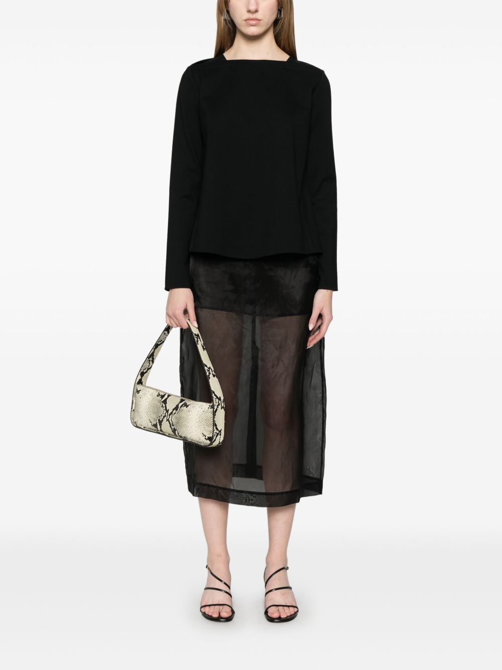 Emporio Armani crystal-embellished sweatshirt Emporio Armani