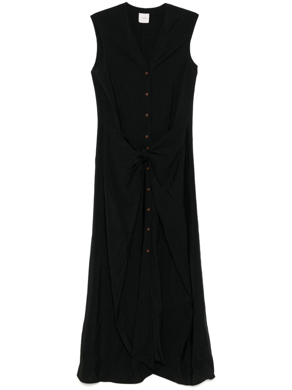 Alysi front button fastening sleeveless dress Alysi