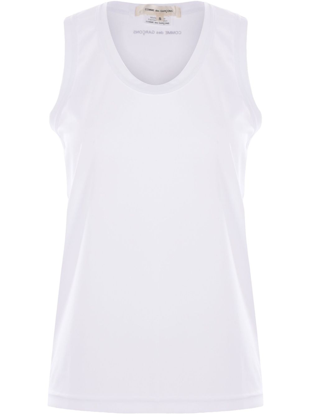 Comme Des Garcons Branded sleeveless t-shirt Comme Des Garcons 