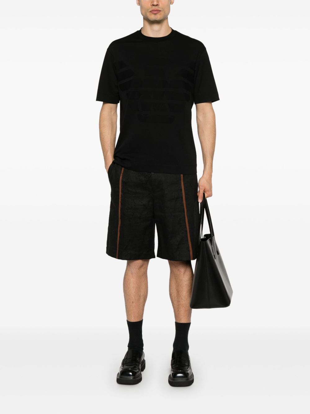 Emporio Armani logo-print cotton T-shirt Emporio Armani