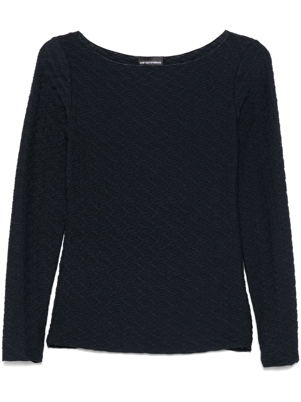 Emporio Armani textured top Emporio Armani