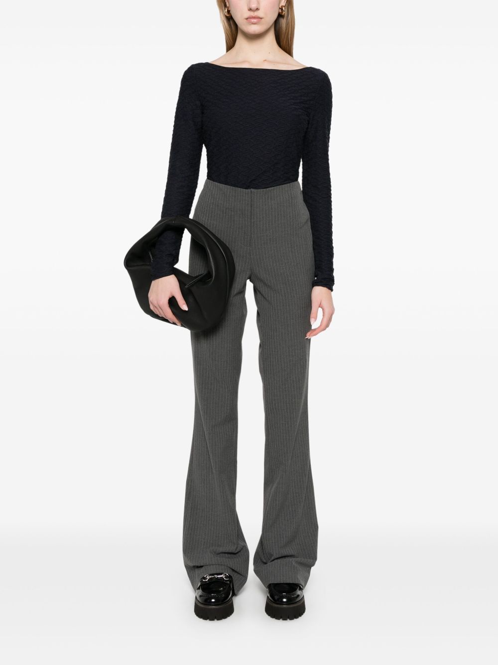 Emporio Armani textured top Emporio Armani