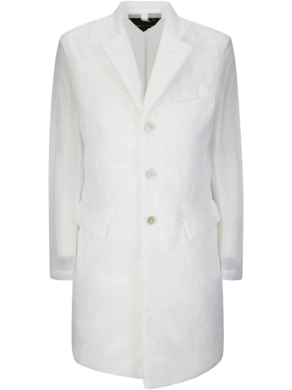 Comme des Garcons Coats White Comme Des Garcons