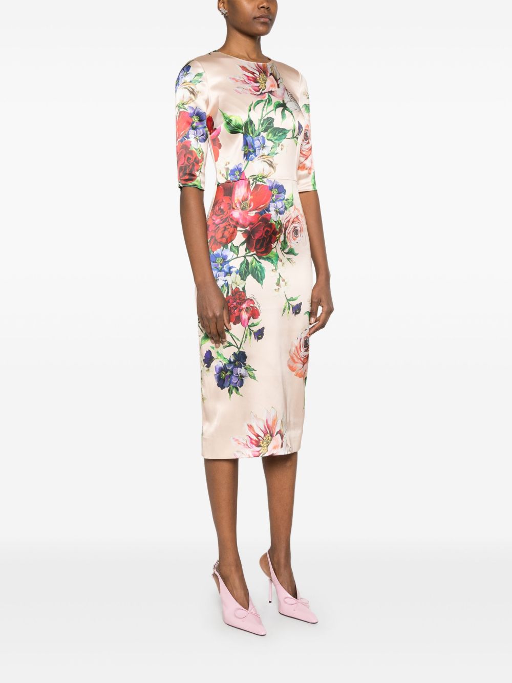 Dolce & Gabbana floral-print Midi Dress Dolce & Gabbana 