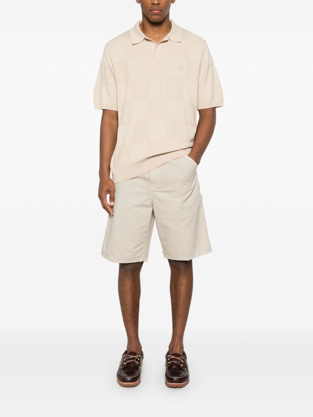 CARHARTT WIP MAIN Shorts Beige Carhartt Wip Main 