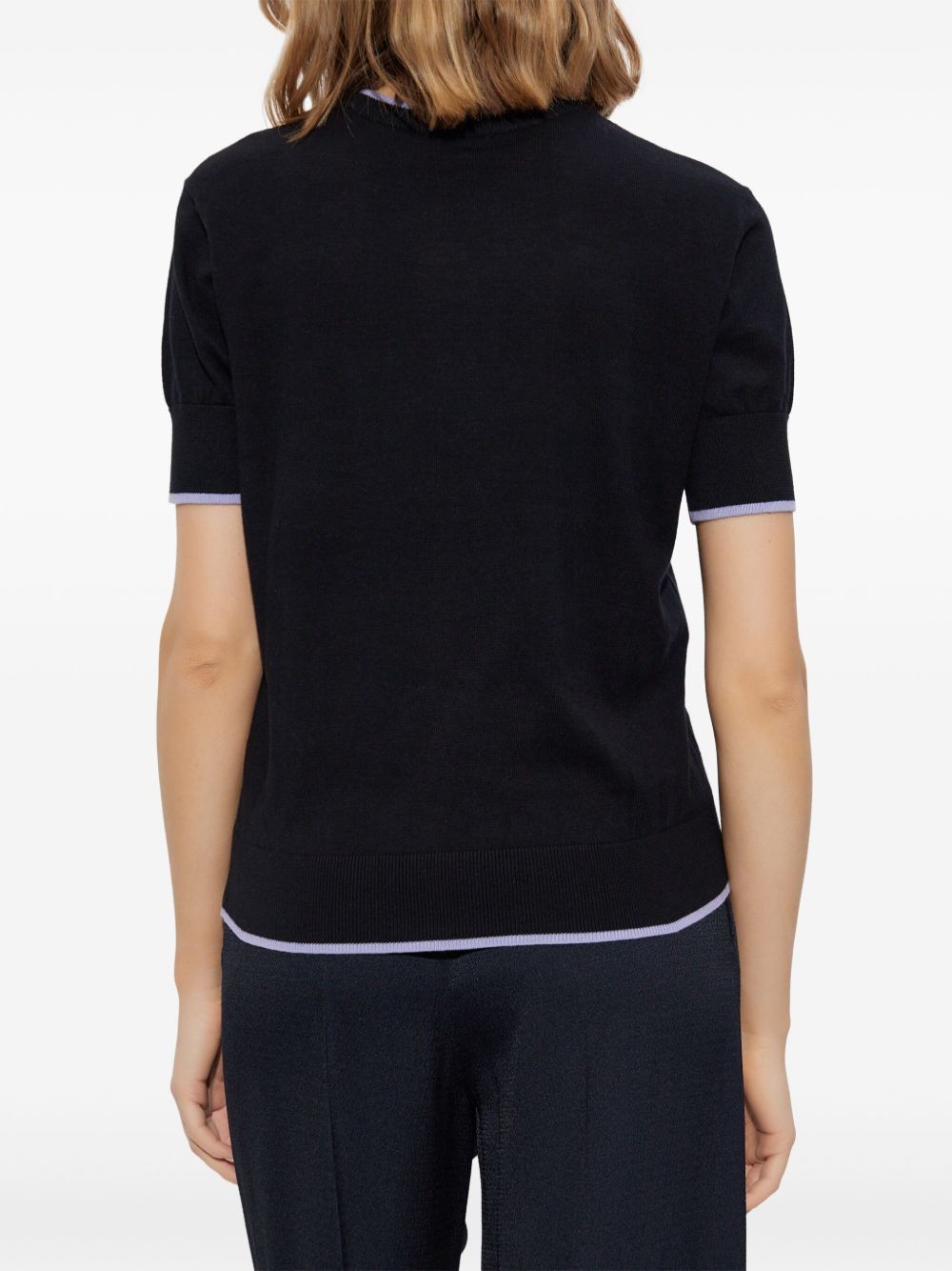 Emporio Armani Jumper with all-over micro eagle embroidery Emporio Armani