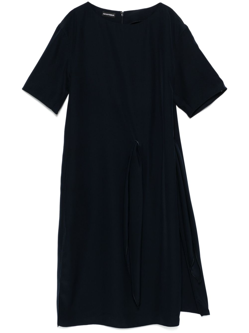 Emporio Armani Short dress with side knot Emporio Armani 