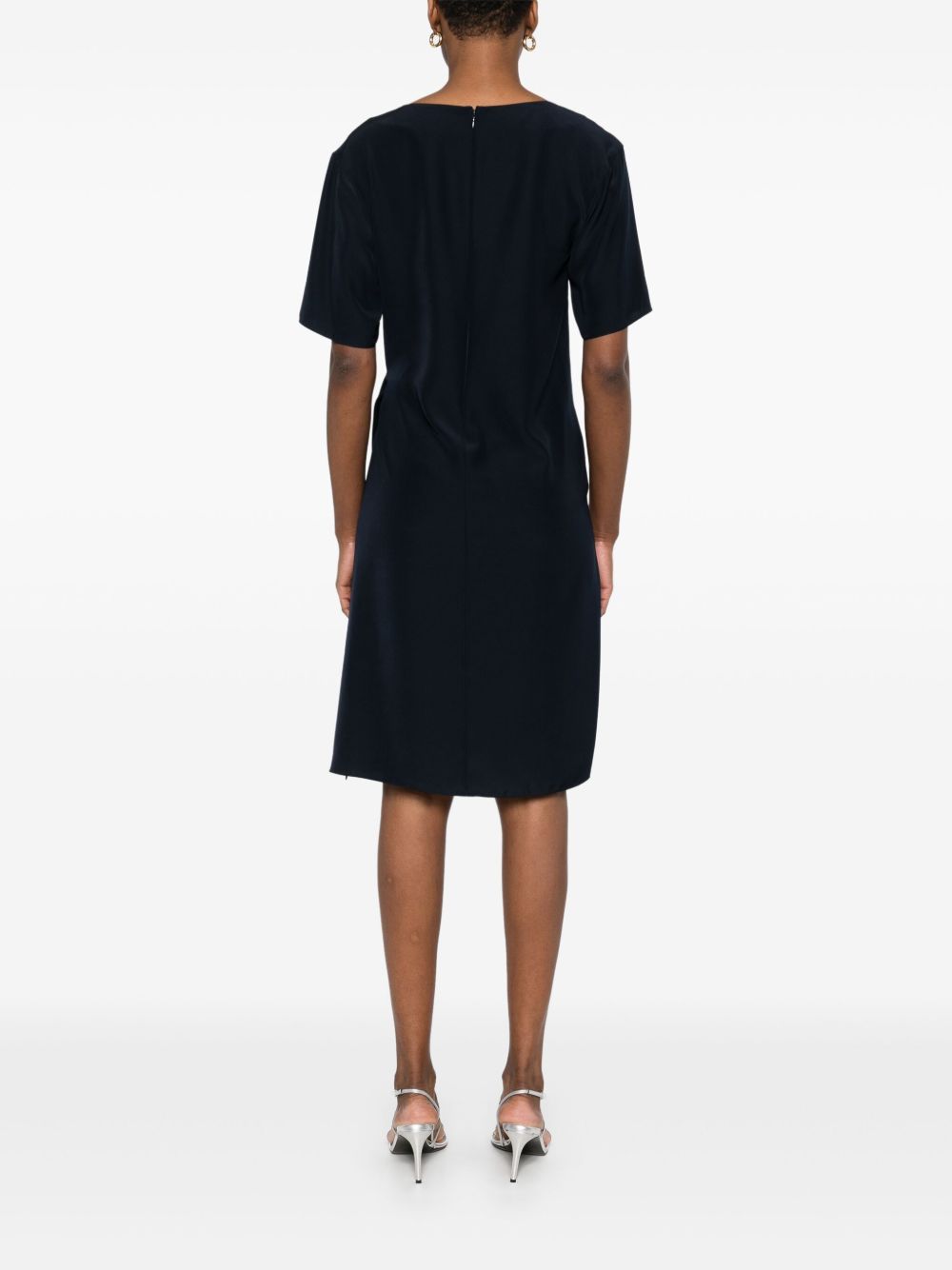 Emporio Armani Short dress with side knot Emporio Armani 